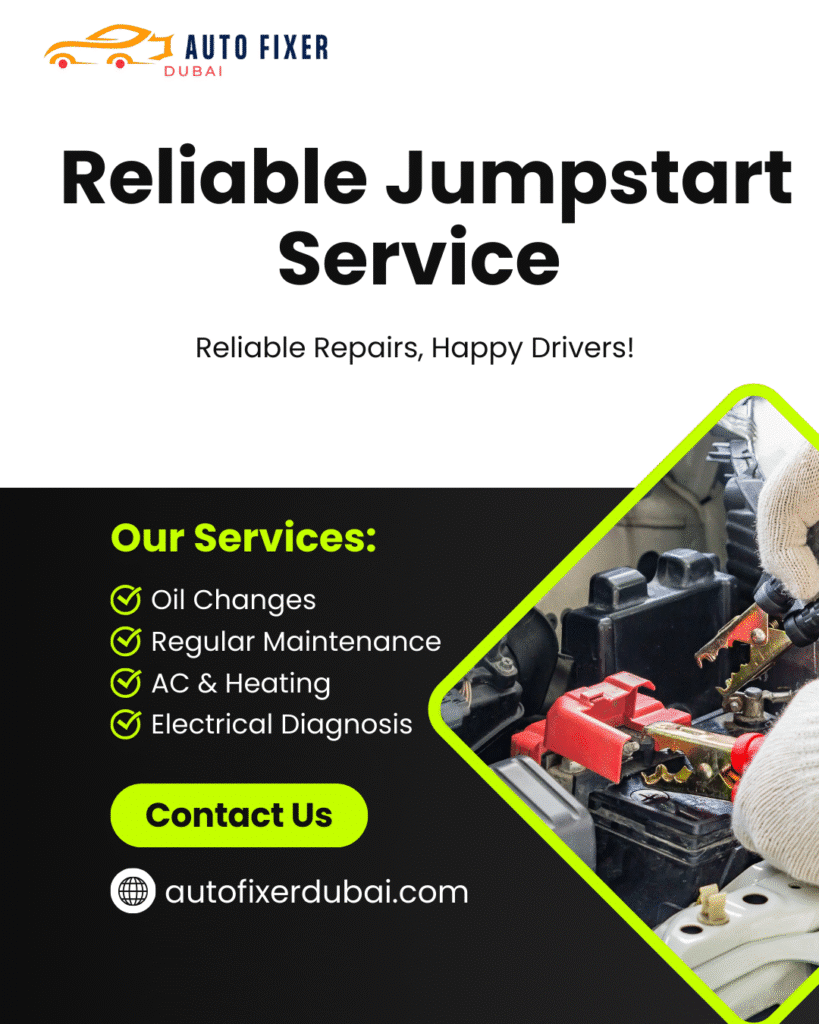 Reliable Jumpstart Service in UAE